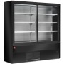 Murale réfrigéré, ventilé, avec portes coulissantes en verres - NOIR