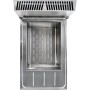 Friteuse gaz, 1 cuve 16 lit., sur meuble