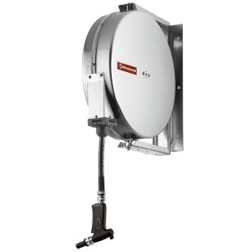 Poste de nettoyage, enrouleur automatique