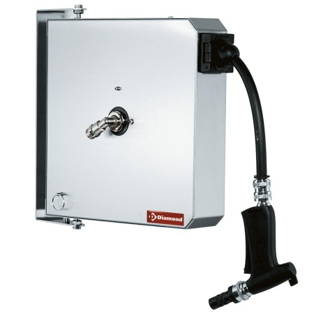 Poste de nettoyage, enrouleur automatique 6m.